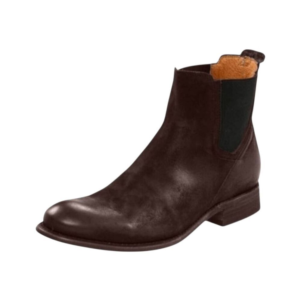 J.D. FISK Serge Brown Leather Boot Size 11.5